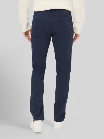Brax Stoffhose aus Baumwoll-Mix mit Viskose-Anteil Modell 'Cadiz' Marine 5