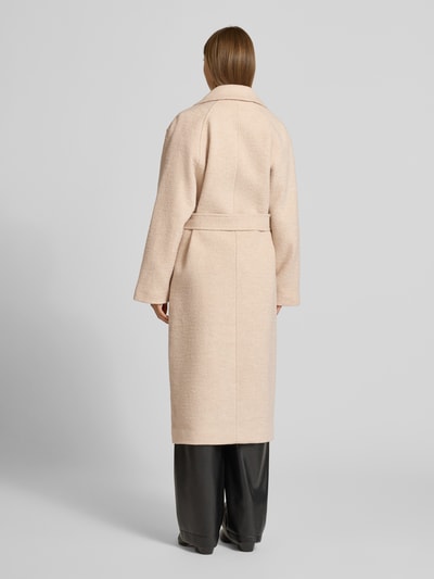 Lanius Wollmantel mit Reverskragen Offwhite Melange 5