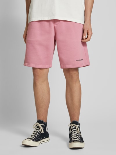 Pegador Relaxed Fit Sweatshorts mit elastischem Bund Modell 'LOGO' Altrosa 4