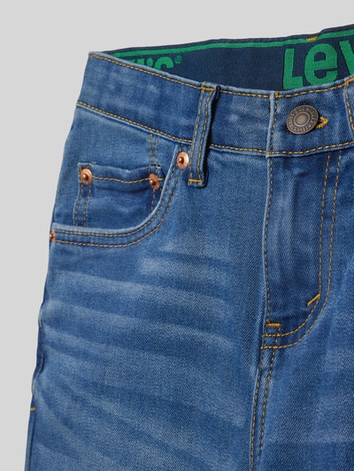 Levi’s® Kids Korte slim fit jeans met Blauw - 2