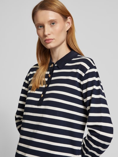 Gant Longsleeve mit Seitenschlitzen Marine 3