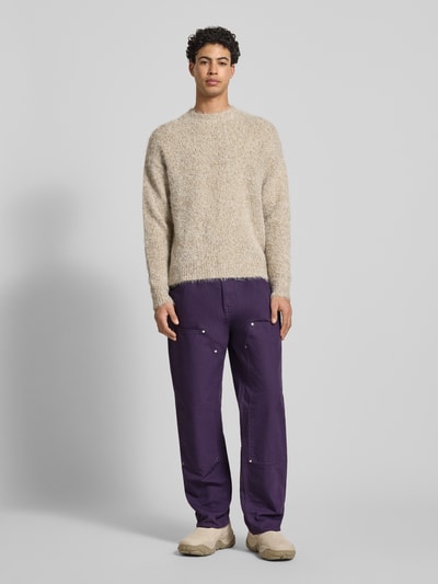 Edwin Loose Fit Jeans mit Eingrifftaschen Modell 'DOUBLE KNEE TYRELL PANT' Lila 1