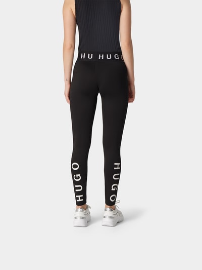 Hugo Leggins mit Label-Bund Black 5