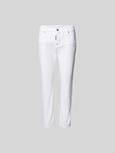 Dsquared2 Slim Fit Jeans mit Label-Detail Weiss 2