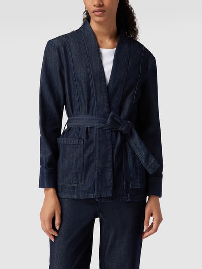 Jake*s Collection Blazer in denimlook Jeansblauw - 4