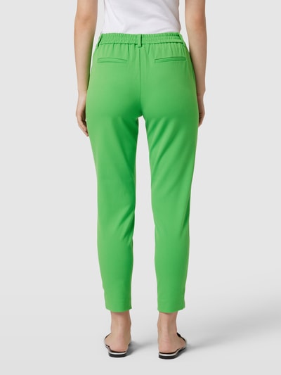 Object Slim fit stoffen broek met steekzakken, model 'Lisa' Groen - 5