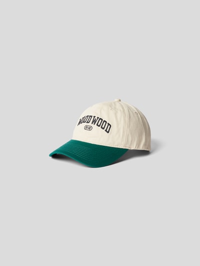 WOOD WOOD Cap mit Brand-Schriftzug Offwhite 2