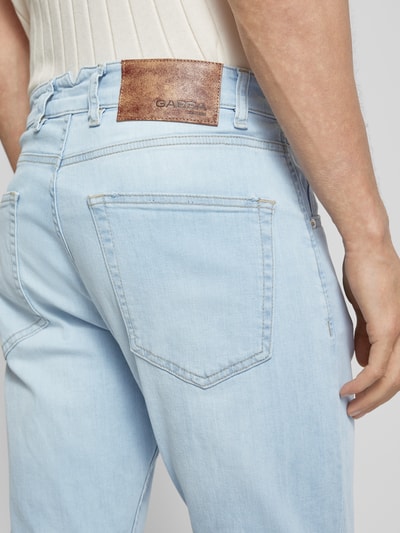 GABBA Slim fit jeans in 5-pocketmodel, model 'Alex' Lichtblauw - 3