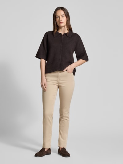 Brax Flared Fit Jeans mit Lyocell-Anteil Modell 'Mary' Beige 1