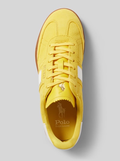 Polo Ralph Lauren Sneaker aus echtem Leder Modell 'Aera' Gelb 3