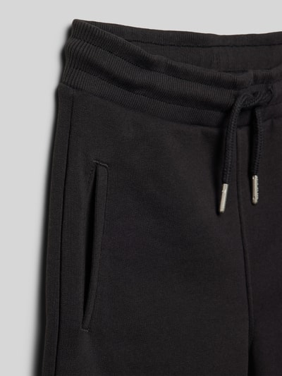 Calvin Klein Jeans Sweatshorts mit Label-Print Black 2