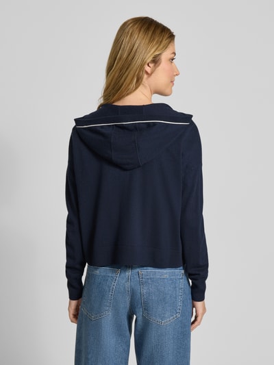 Marc Cain Strickjacke aus Woll-Mix mit Kaschmir-Anteil Marine 5