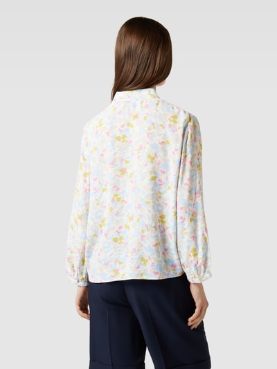 Christian Berg Woman Selection Overhemdblouse met all-over motief Lindegroen - 5