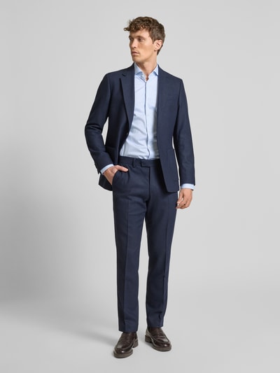 BOSS Slim Fit Business-Hemd mit Haifischkragen Modell 'Hank' Bleu 1