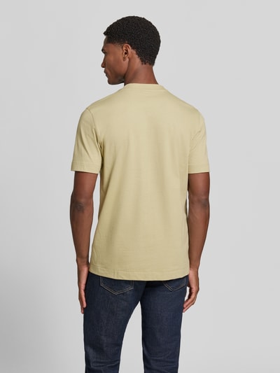 BOSS Regular Fit T-Shirt aus reiner Baumwolle Modell 'Thompson' Hellgruen 5