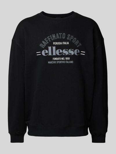 Ellesse Sweatshirt mit Label-Print Modell 'SADALI' Black 2