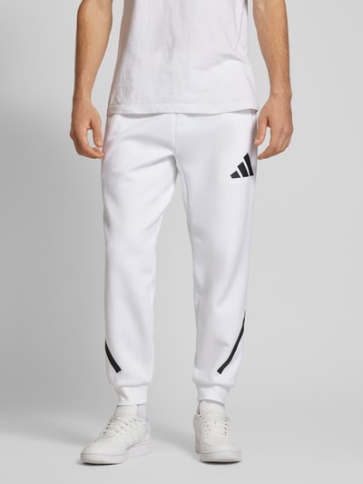 ADIDAS SPORTSWEAR Sweatpants mit Label-Print Weiss 4