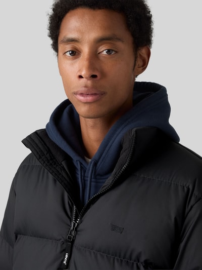 Levi's® Regular Fit Steppjacke Label-Patch Black 3