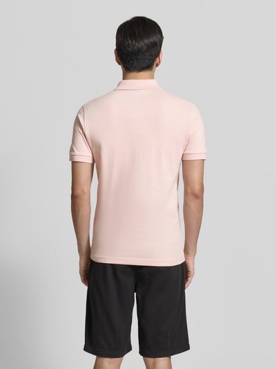 BOSS Orange koszulka polo o kroju regular fit z zamkiem błyskawicznym Jasnoróżowy 5