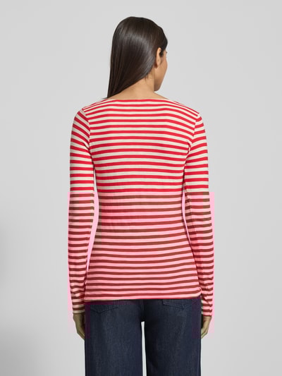 Marc O'Polo Slim fit shirt met lange mouwen van puur katoen Lichtrood - 5