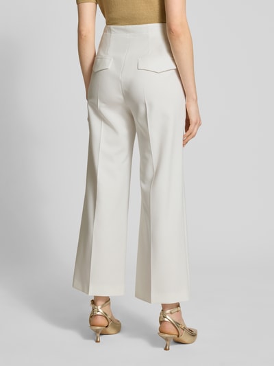 Windsor Spodnie materiałowe o kroju slim fit w kant Złamany biały 5