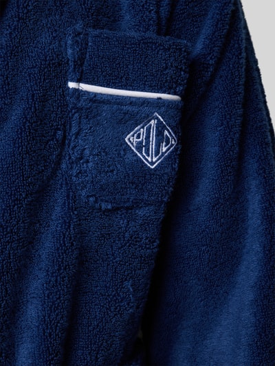Polo Ralph Lauren Bademantel mit Reverskragen Dunkelblau 2