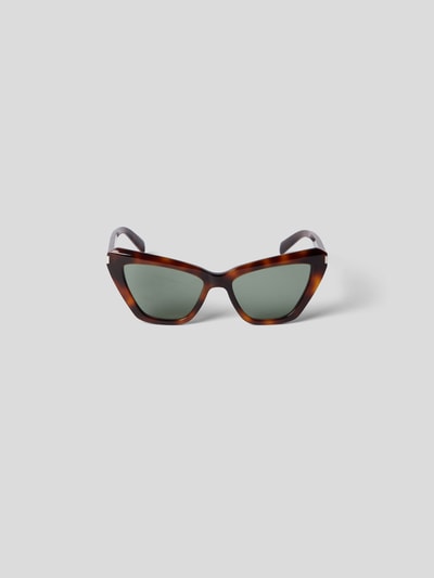 Saint Laurent Sonnenbrille im Cat-Eye-Stil Schwarz 2