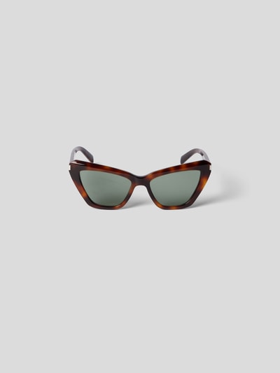 Saint Laurent Sonnenbrille im Cat-Eye-Stil Black 2