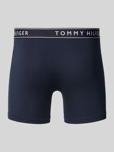 Tommy Hilfiger Trunks mit elastischem Label-Bund im 3er-Pack Marine 3