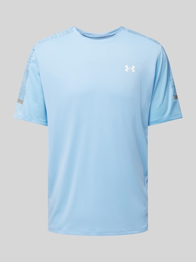 Under Armour T-Shirt mit Label-Print Modell 'Tech Utility' Rauchblau 2