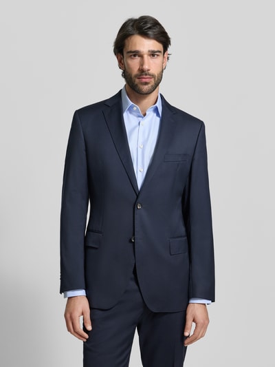 windsor. 2-knoops colbert met reverskraag, model 'Sono' Marineblauw - 4