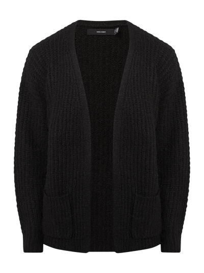 Vero Moda Cardigan mit Rippenstruktur Modell 'Daisy' Black 2