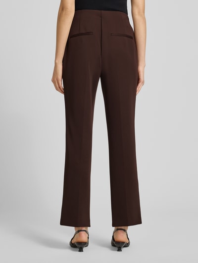 s.Oliver BLACK LABEL Spodnie wąskie z elastycznym pasem Ciemnobrązowy 5