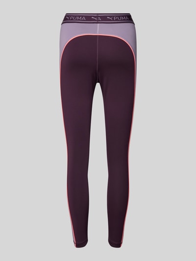 Puma Leggings mit elastischem Logo-Bund Pflaume 3