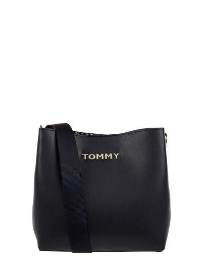 Tommy Hilfiger Crossbody Bag in Leder-Optik Marine 1