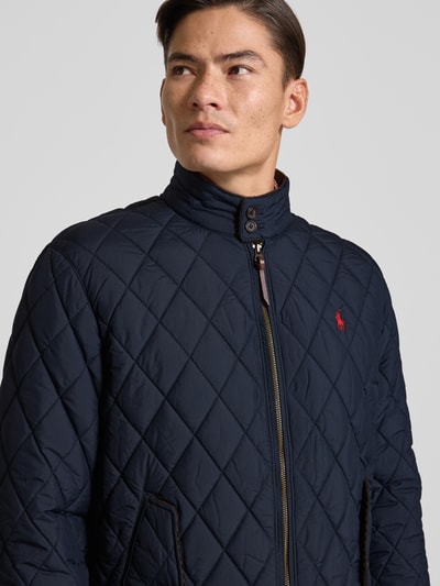 Polo Ralph Lauren Windbreaker mit Steppnähten und Label-Stitching Marine 3