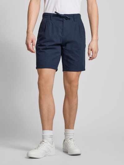 Only & Sons Shorts mit elastischem Bund Modell 'LARGO' Dunkelblau 4