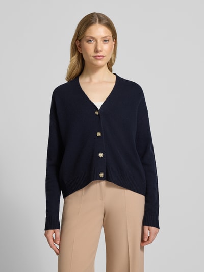 Christian Berg Woman Kurtka z dzianiny z listwą guzikową Ciemnoniebieski 4