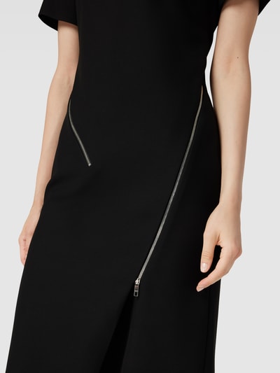 BOSS Knielanges Kleid mit Reißverschlüssen Modell 'Duzira' Black 3