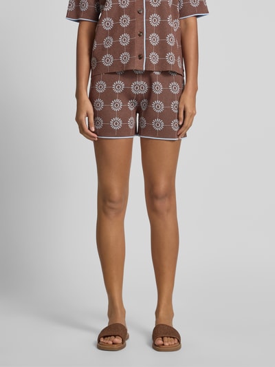 Scotch & Soda Regular Fit Shorts mit Tunnelzug Mittelbraun 4