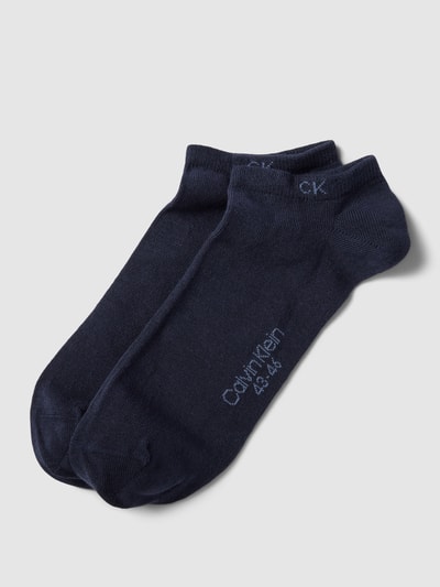 CK Calvin Klein Socken mit Label-Schriftzug im 2er-Pack Marine 1