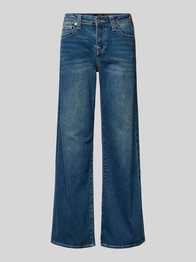 Produktfoto, Baggy Fit Jeans im Used-Look Modell 'BOBBY' von TRUE RELIGION, Damen Jeans aus Baumwoll-Elasthan-Mix mit Eingrifftaschen