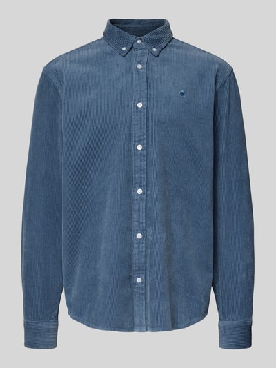 Carhartt Work In Progress Koszula casualowa o kroju regular fit z imitacji sztruksu model ‘Madison’ Ciemnoniebieski 2