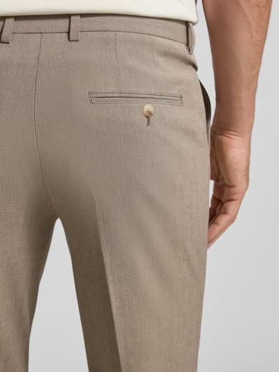 Matinique Stoffhose mit Bundfalten Modell 'liam' Hellbraun 3