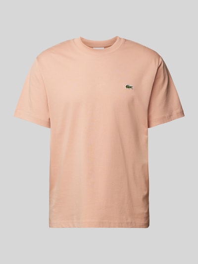 Lacoste T-Shirt mit Label-Patch Rostrot 2