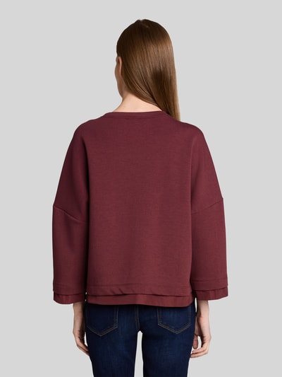 Tom Tailor Sweatshirt mit Baumwoll-Anteil Bordeaux 5