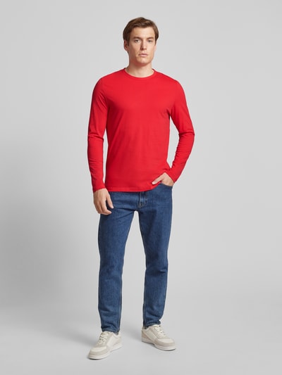 s.Oliver RED LABEL Regular fit shirt met lange mouwen van zacht katoenjersey Rood - 1