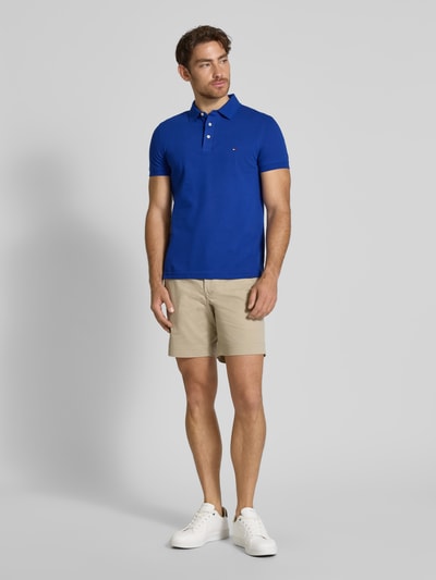 Tommy Hilfiger Slim Fit Poloshirt aus Baumwoll-Elasthan-Mix Royal 1