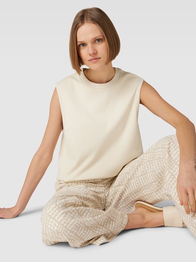 Minimum Top mit kurzen Seitenschlitzen Modell 'LAYLINE' Offwhite 3