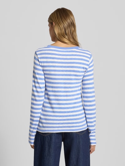 Marc O'Polo Denim Langarmshirt aus reiner Baumwolle Bleu 5